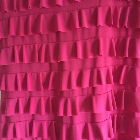 Frank Lyman Layered Knee Length Dress Pink Size 10 - Picture 3 of 4